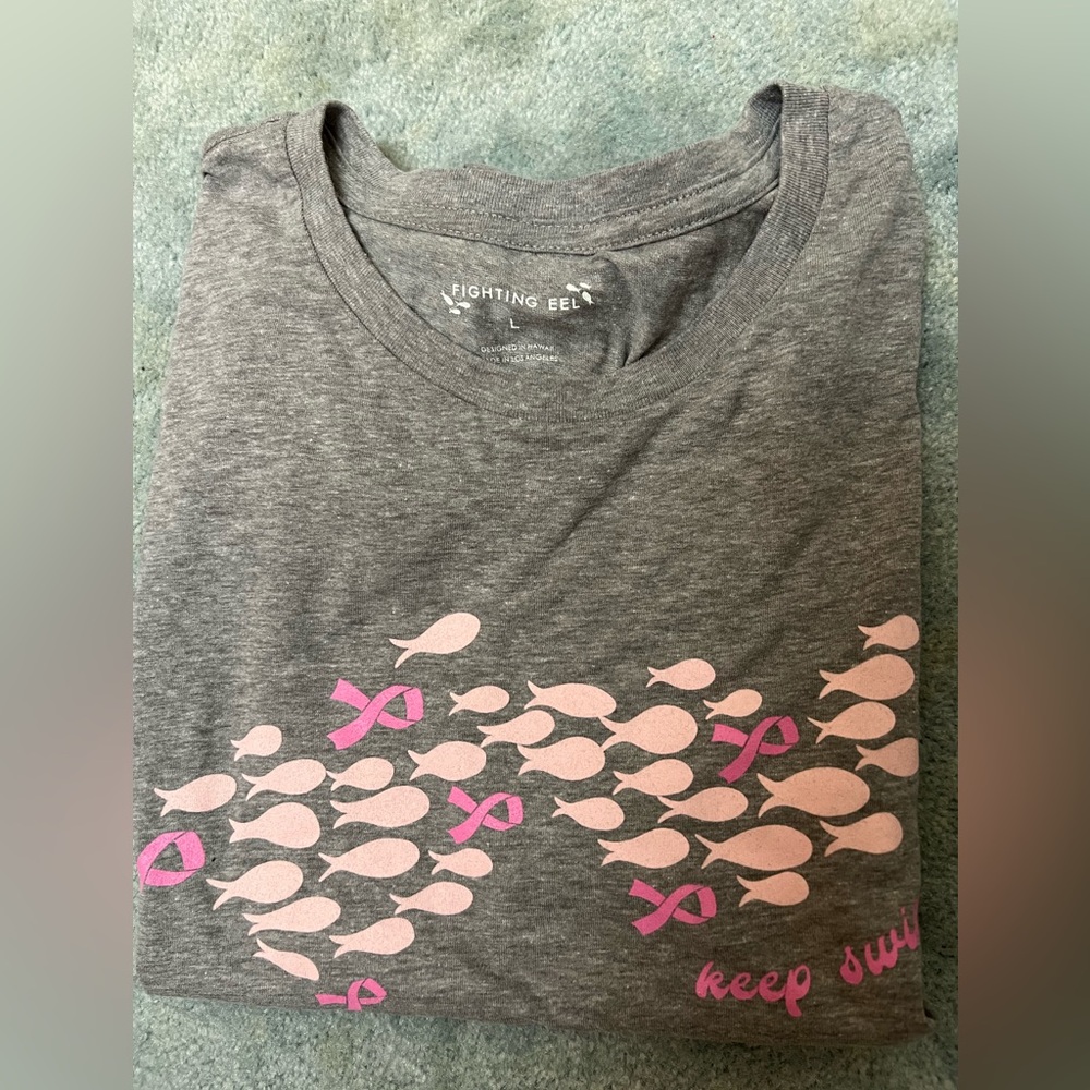 Fighting Eel NWT KMC Fundraiser Tee L